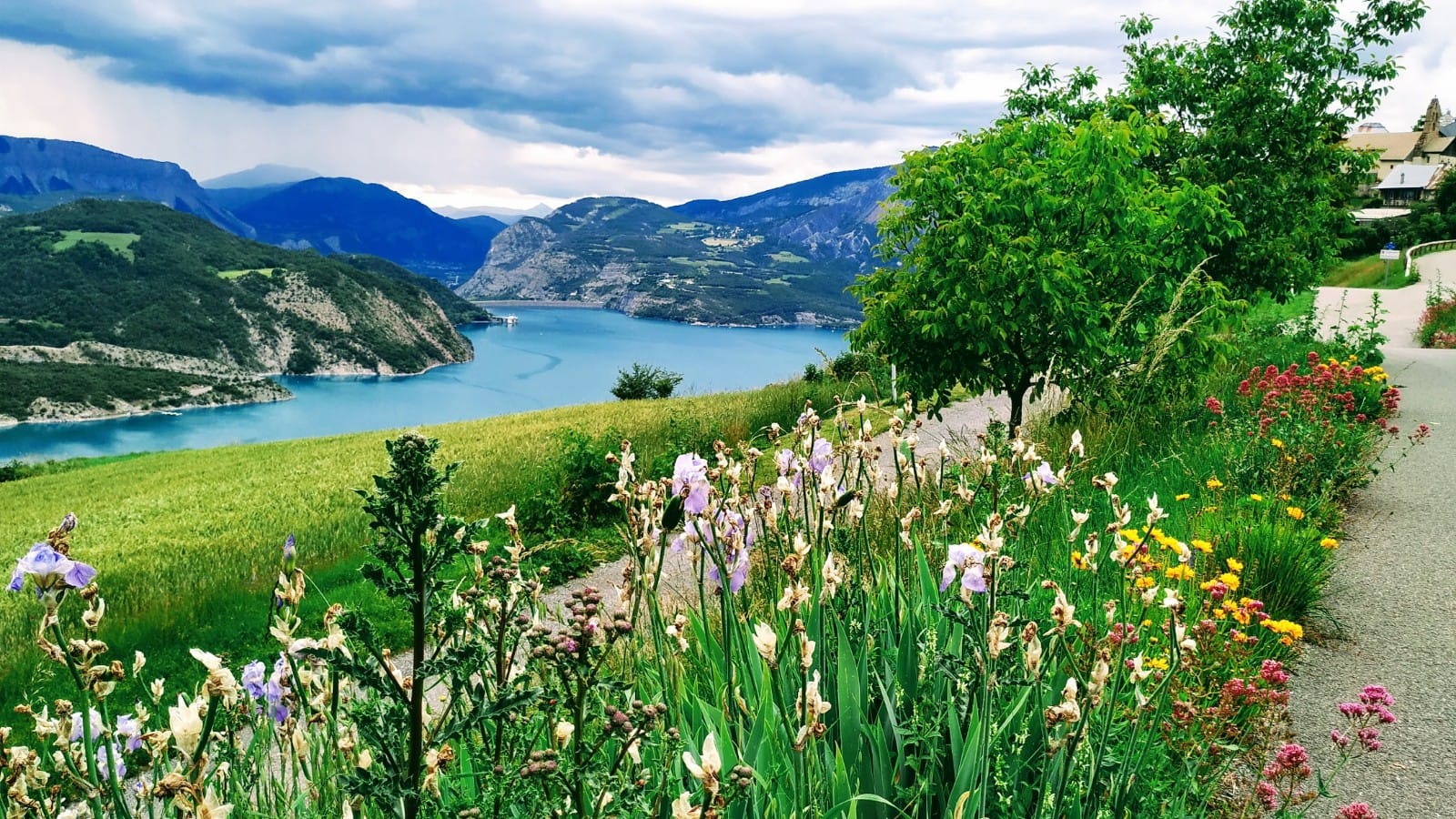 beauté nature, vue depuis le village du sauze du lac