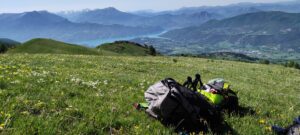 décollage serre poncon, vol montagne avec des parapente léger.