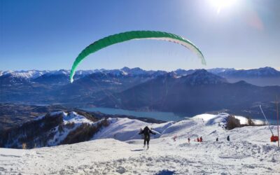 Essayer le parapente en hiver